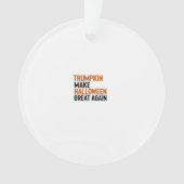 Halloween Trumpkin - Halloween Great Again Fu Ornament (Vorderseite)