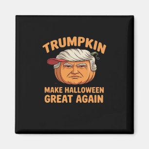 Halloween Trumpkin Halloween Great Again Funn Magnet