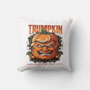 Halloween Trumpkin Halloween Great Again Tren Kissen