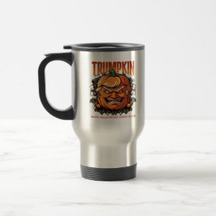 Halloween Trumpkin Halloween Great Again Tren Reisebecher
