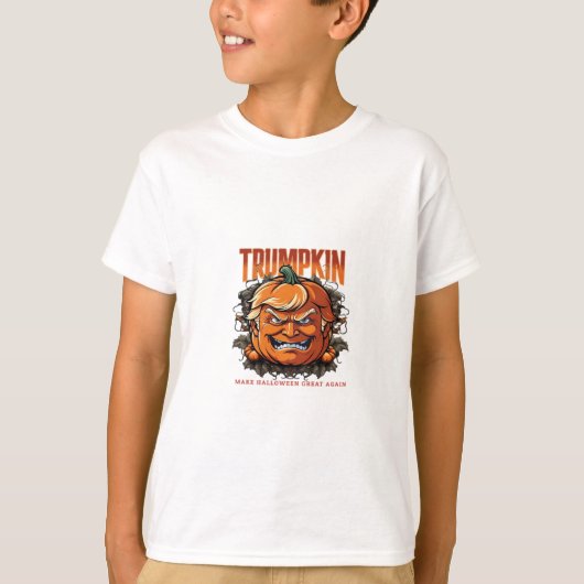 Halloween Trumpkin Halloween Great Again Tren T-Shirt (Vorderseite)