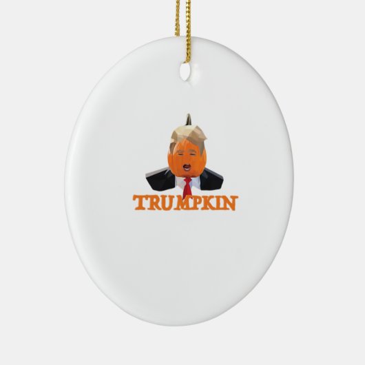 Halloween Trumpkin Keramik Ornament (Rechts)