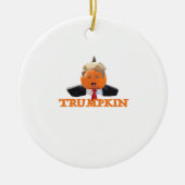 Halloween Trumpkin Keramik Ornament (Vorne)