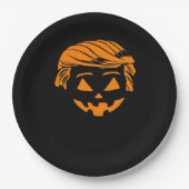 Halloween Trumpkin-Kostüm Pappteller (Vorderseite)