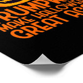Halloween Trumpkin macht Halloween erneut großarti Poster (Ecke)