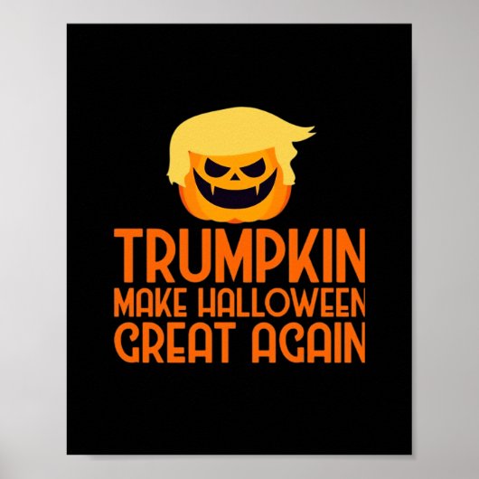 Halloween Trumpkin macht Halloween erneut großarti Poster (Vorne)