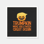 Halloween Trumpkin macht Halloween erneut großarti Serviette (Vorderseite)