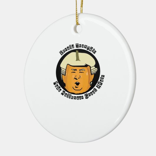 Halloween Trumpkin Pumpkin Classic Keramik Ornament (Links)