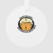 Halloween Trumpkin Pumpkin Classic Ornament (Vorderseite)