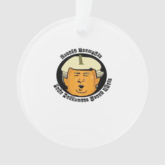 Halloween Trumpkin Pumpkin Classic Ornament (Vorderseite)