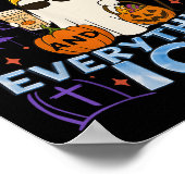 Halloween Trumpkin Sce und alles, was eis Pumpkin Poster (Ecke)