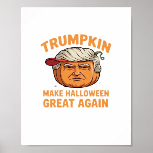 Halloween Trumpkin - Spooky Parody-Zitat für Hallo Poster