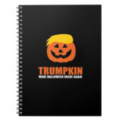 Halloween Trumpkin V2 Notizblock (Vorderseite)
