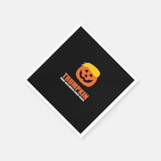 Halloween Trumpkin V2 Serviette (Ecke)