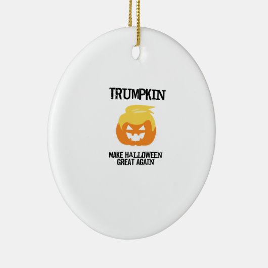 Halloween Trumpkin V3 Keramik Ornament (Rechts)