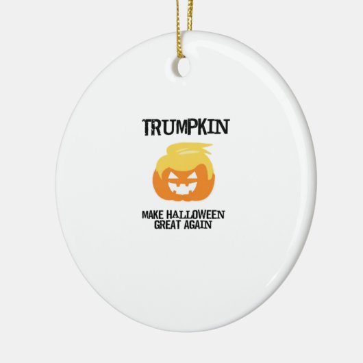 Halloween Trumpkin V3 Keramik Ornament (Links)