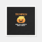 Halloween Trumpkin V3 Serviette (Vorderseite)
