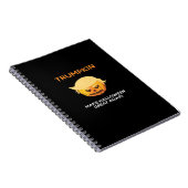 Halloween Trumpkin V4 Notizblock (Rechte Seite)