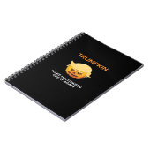 Halloween Trumpkin V4 Notizblock (Linke Seite)
