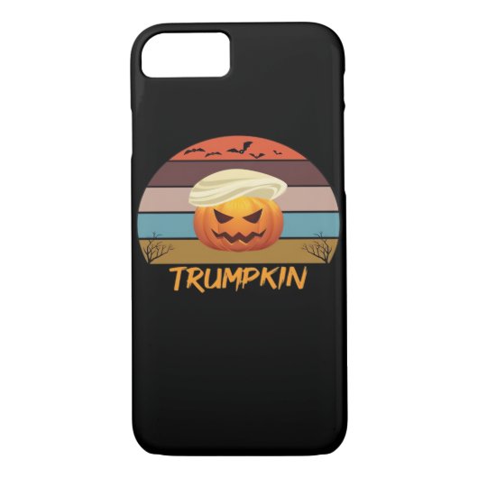 Halloween Trumpkin Vintag Case-Mate iPhone Hülle (Rückseite)