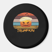 Halloween Trumpkin Vintag Magnet (Vorne)