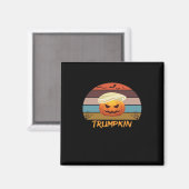 Halloween Trumpkin Vintag Magnet (Vorderseite/Rückseite)