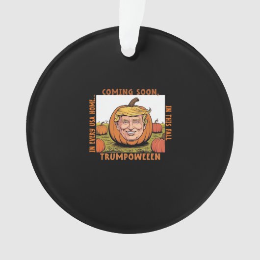 Halloween - Trumpkin-Wahlklassiker Ornament (Vorderseite)