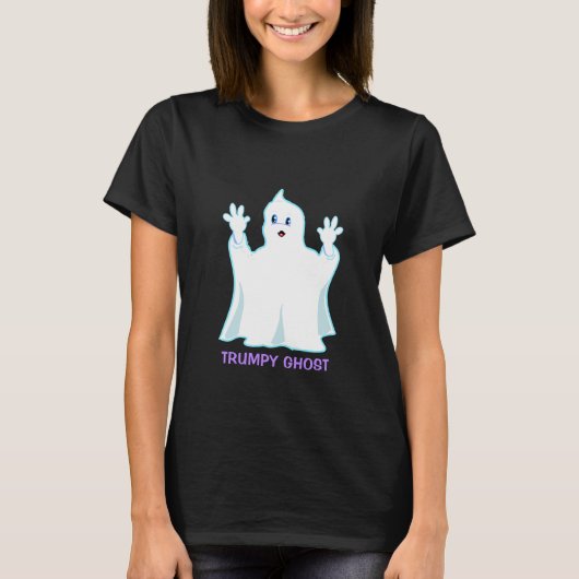 Halloween Trumpy Geist T-Shirt (Vorderseite)