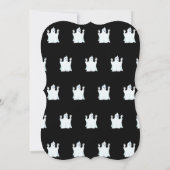 Halloween Trumpy & Munchy Ghosts Einladung (Rückseite)