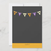 Halloween Trunk oder Leckerei Einladung (Rückseite)