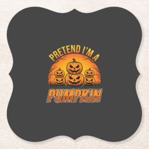 Halloween Tu So Als Ob Ich Ein Kürbis-Jack OLanter Untersetzer