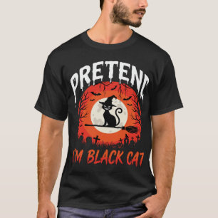Halloween Tu So Als Ob Ich Eine Schwarze Katze Hex T-Shirt
