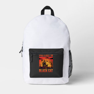 Halloween Tu So Als Wäre Ich Eine Schwarze Katze I Bedruckter Rucksack