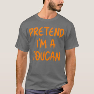Halloween Tun Als Aoucan Kostüm Lustig Faul Erwach T-Shirt