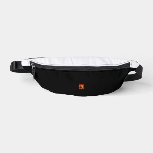 Halloween Tun Sie so, als wäre ich eine schwarze K Bauchtasche (Vorderseite)