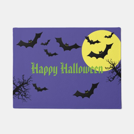 Halloween-Tür-Matte Fußmatte (Vorderseite)