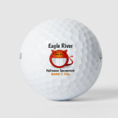 Halloween Turnier Custom Devil Golfball (Vorderseite)