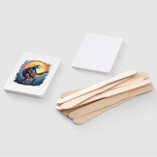 Halloween Turtle Skeleton Rocker T-Shirt für Music Fächer (Non-assembled)