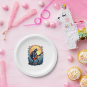 Halloween Turtle Skeleton Rocker T-Shirt für Music Pappteller (Party)