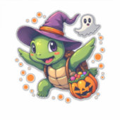 Halloween Turtle Tortoise Kostüme Männer Frauen Ki Aufkleber (Vorderseite)