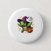 Halloween Turtle Tortoise Kostüme Männer Frauen Ki Button (Vorderseite)