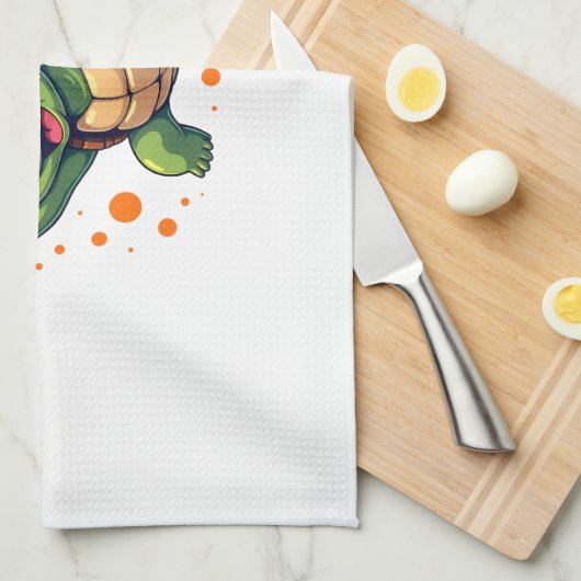 Halloween Turtle Tortoise Kostüme Männer Frauen Ki Geschirrtuch (Viertel Falte)