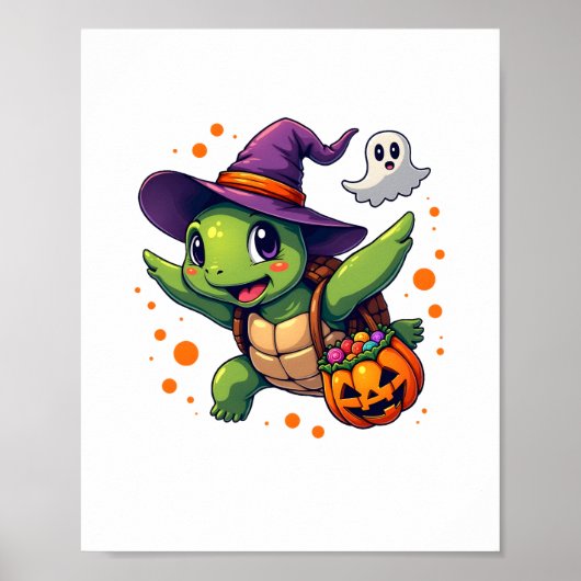 Halloween Turtle Tortoise Kostüme Männer Frauen Ki Poster (Vorne)