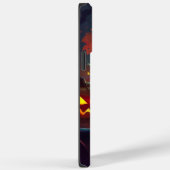 Halloween Tuxedo Katze mit Pumpkins Beängstigend Case-Mate iPhone Hülle (Rückseite / Rechts)