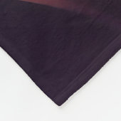 Halloween Tuxedo Katze mit Pumpkins Beängstigend Fleecedecke (Ecke)