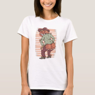Halloween Twerking Vogelscheuche Kürbis Twerk lust T-Shirt