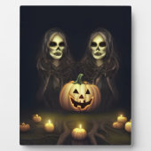 Halloween Twins Fotoplatte (Vorderseite)