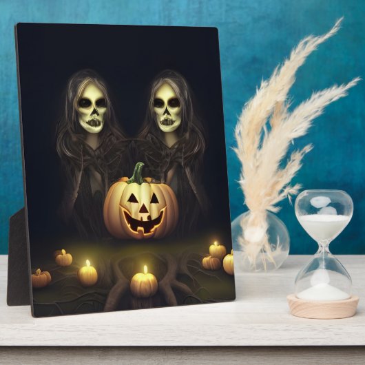 Halloween Twins Fotoplatte (Seite)