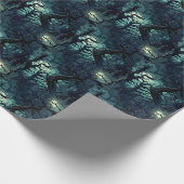 💀 Halloween 🌲 "Twisted Midnight Grove" 🌲 Geschenkpapier (Ecke)