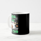 Halloween Two Birthday Boo Im Two Groovy Birthday Kaffeetasse (Vorderseite Links)